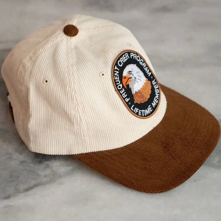 Frequent Crier Patched Corduroy Dad Hat