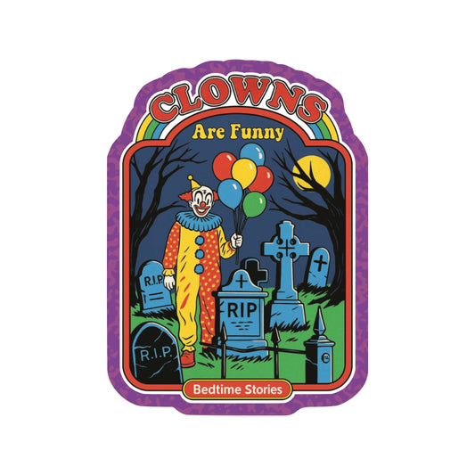 Halloween Horror Clown Humor High Quality Vinyl Sticker