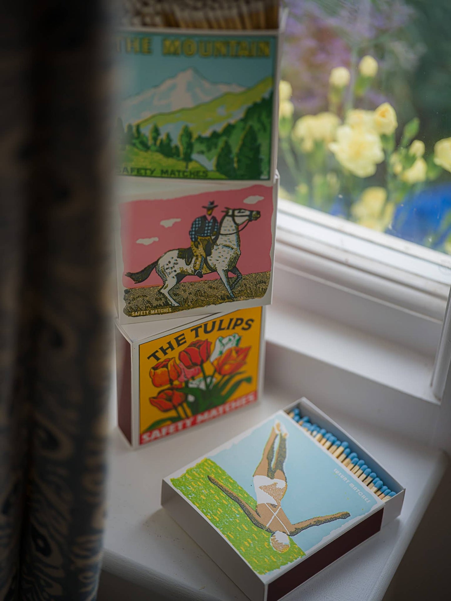 The Tulips Matches |  Square - Safety Matches