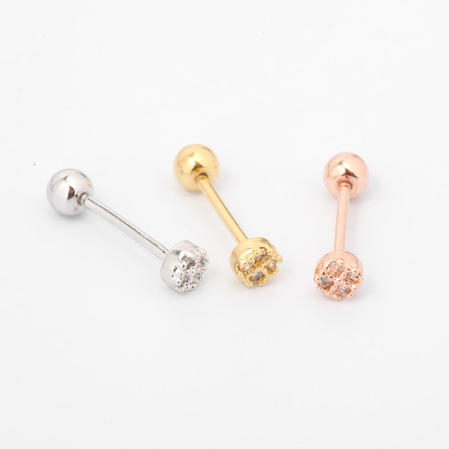 Tiny Specter Screw Back Earring