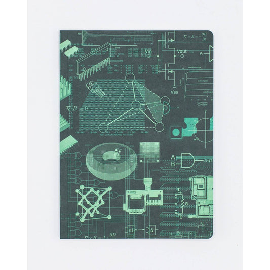 Electronic Engineering Softcover Notebook | Dot Grid