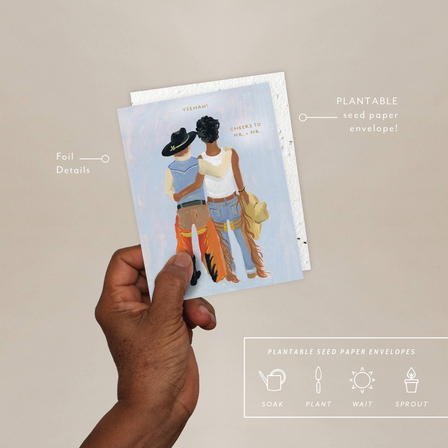 Howdy Partner - Wedding + Engagement Card