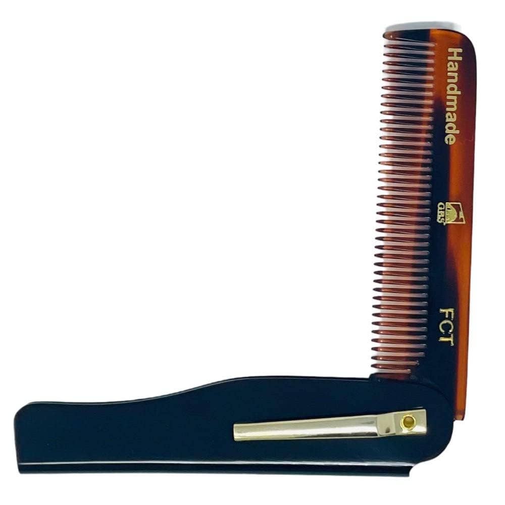 G.B.S FCT Folding Comb Fine Toothed Dressing Comb 6.5"