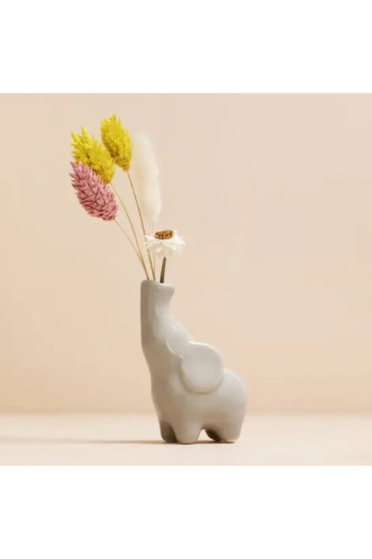 Tiny Elephant Bud Vase