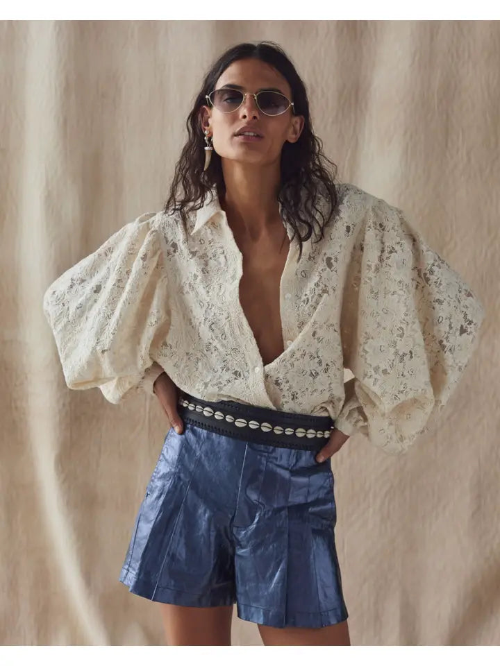 Claire Cotton Lace Shirt
