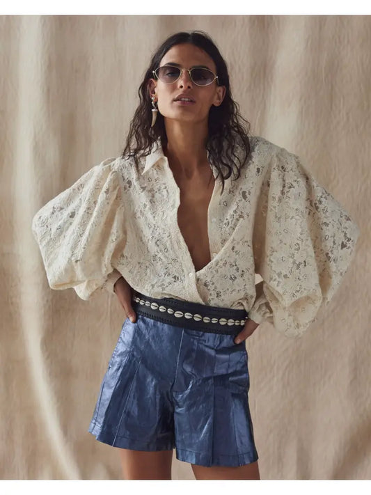 Claire Cotton Lace Shirt