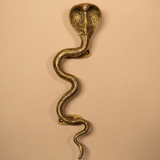 Cobra Snake Brass Handle