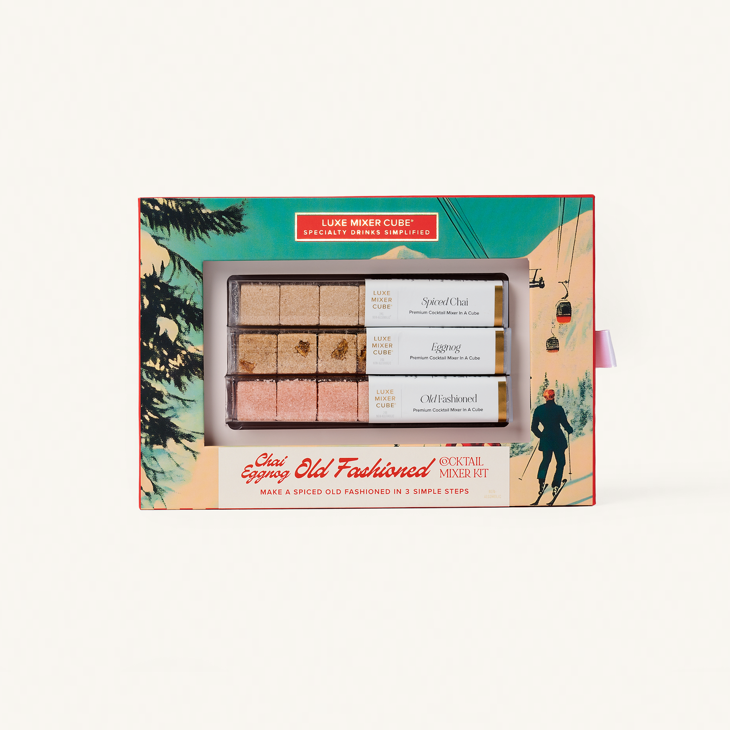 Seasonal Old Fashioned Mixer Kit, Chai & Eggnog