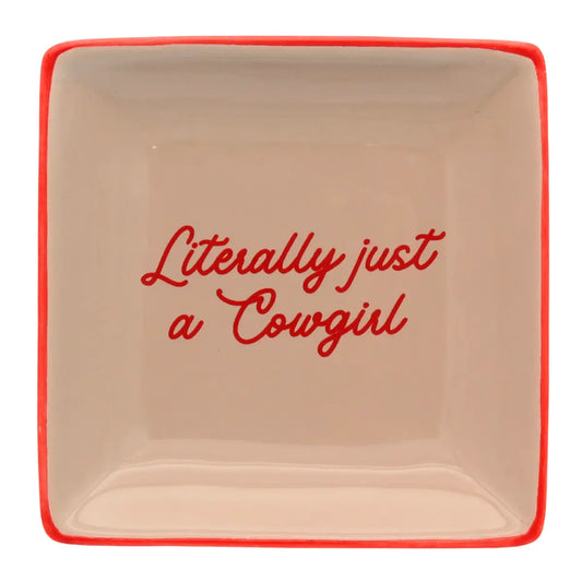 Square Trinket Tray Literally Just A Cowgirl