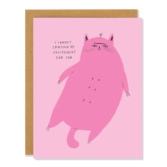 Indifferent Kitty - Greeting Card