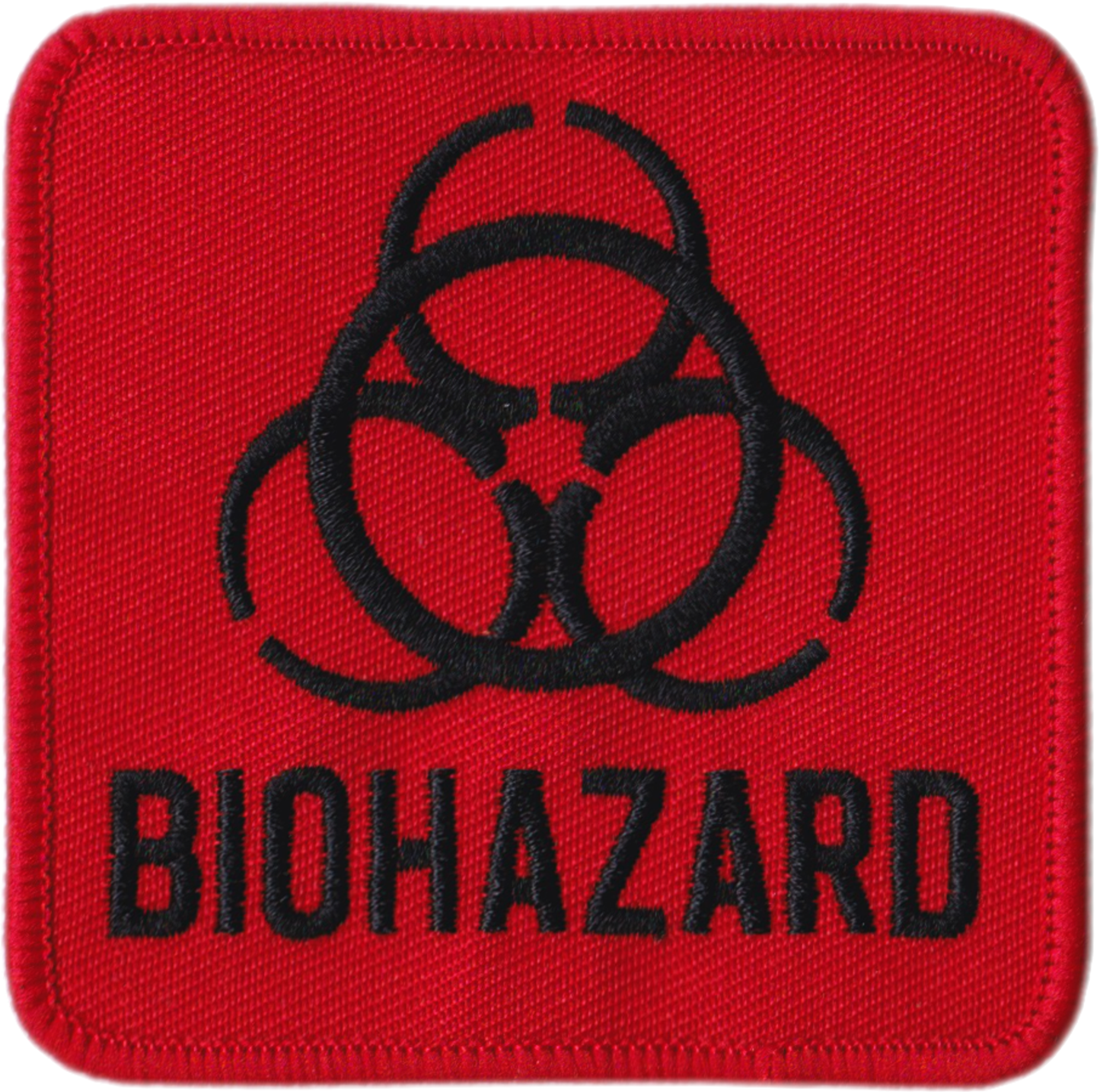 Patch - Biohazard - Black On Red