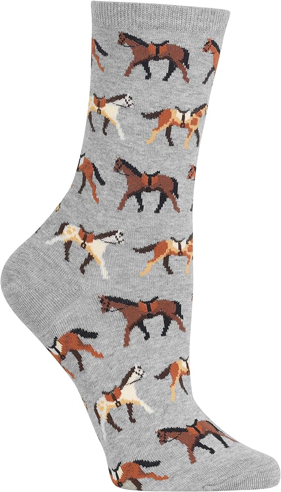 HOTSOX Women's Horse Crew Socks