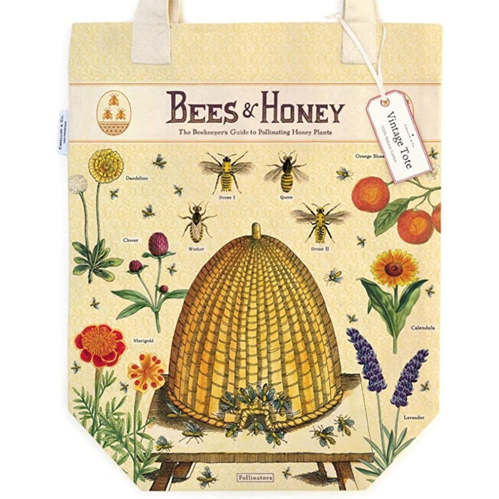 Vintage Tote - Bees & Honey