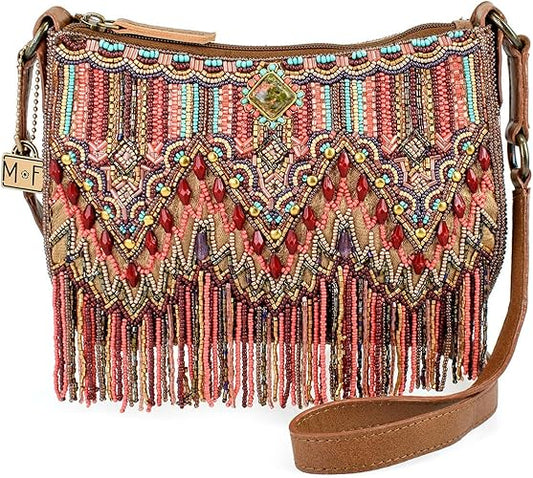 Mary Frances Barefoot on The Beach Crossbody Handbag