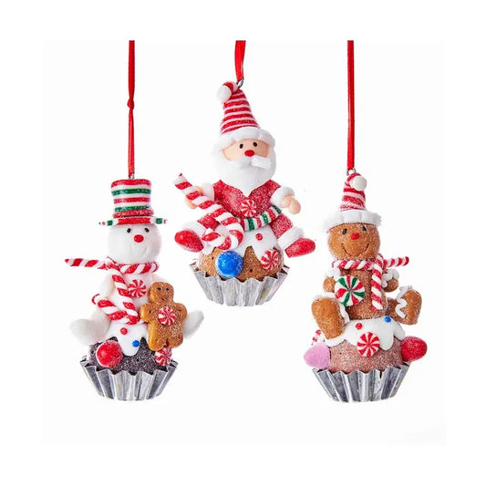 Cupcake Santa/GIngerbread/Snowman