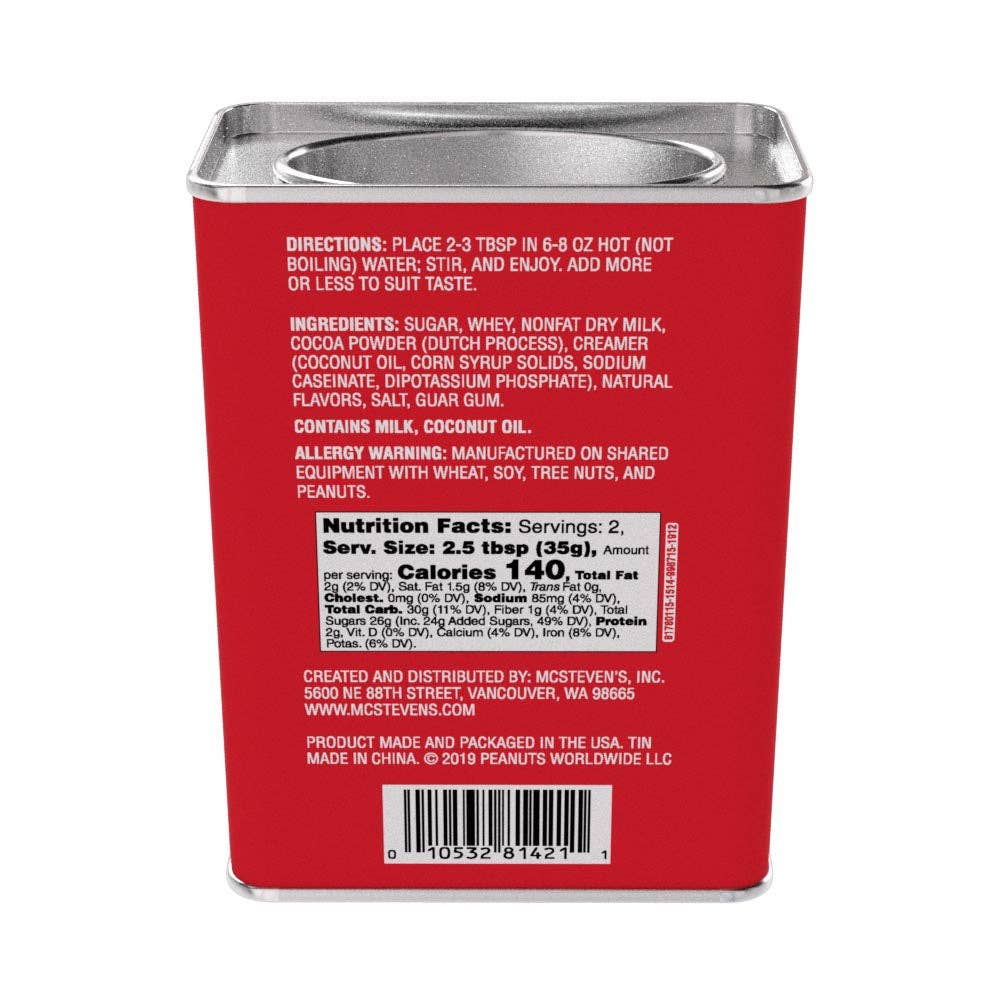 Peanuts® Holiday Star Hot Chocolate (8oz Tins)