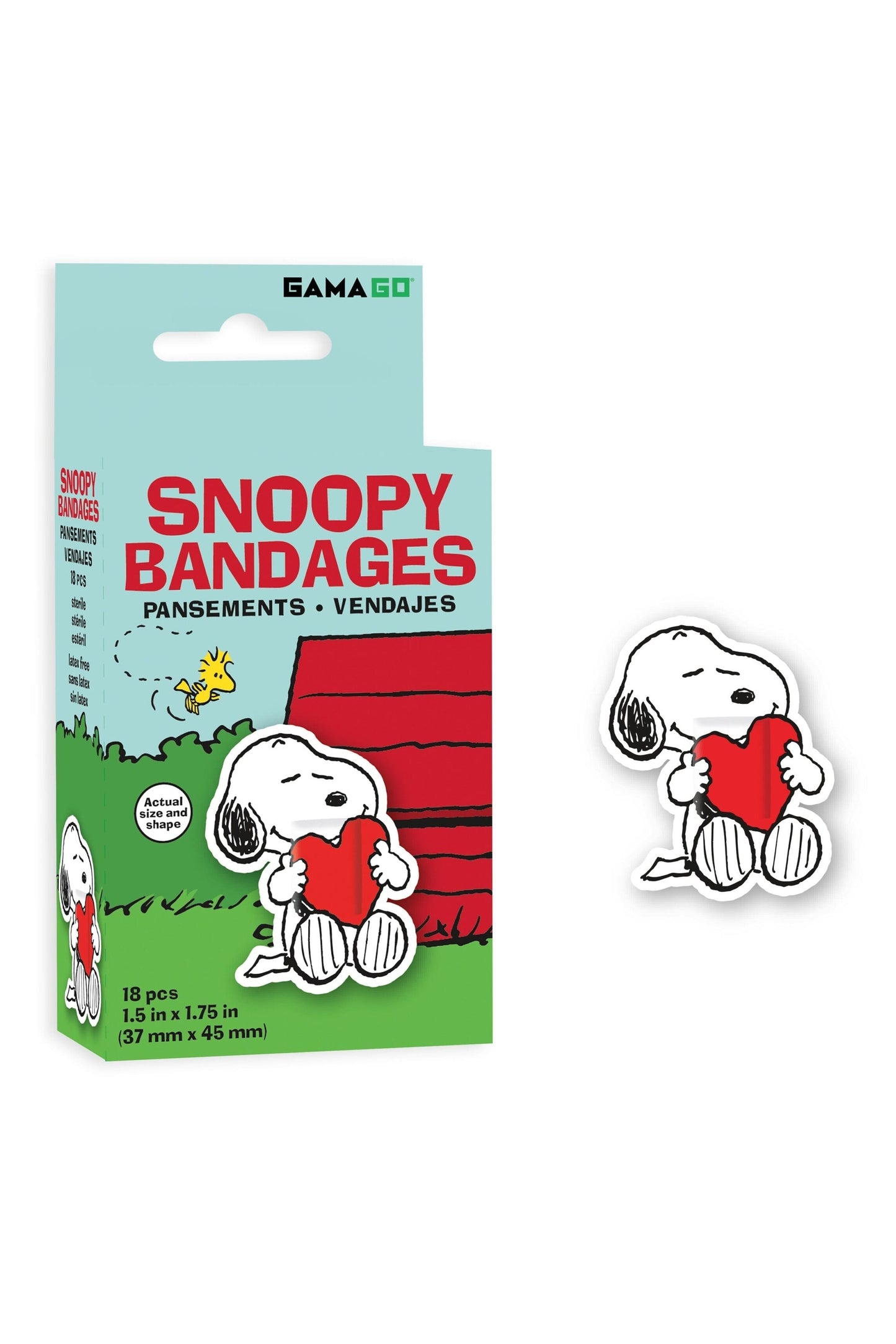 Peanuts Snoopy Adhesive Bandages