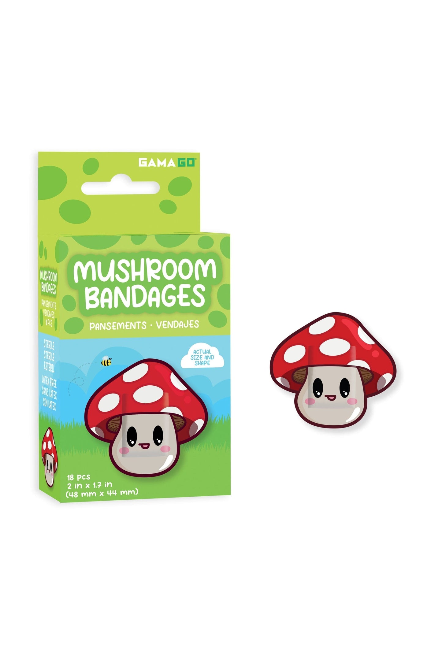 Mushroom Adhesive Bandages