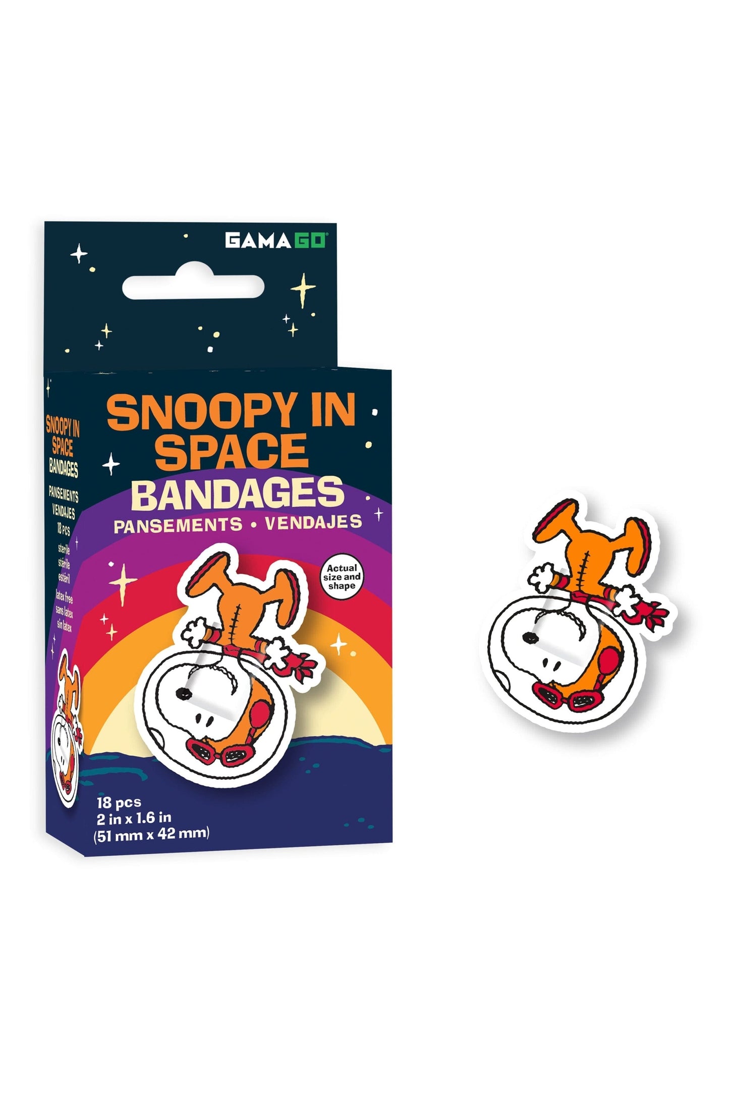 Peanuts Snoopy in Space Adhesive Bandages