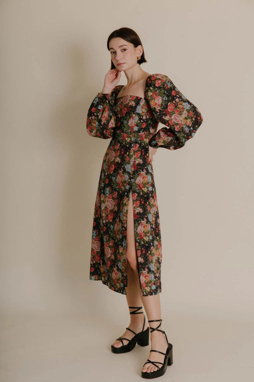 Floral Midi Dress