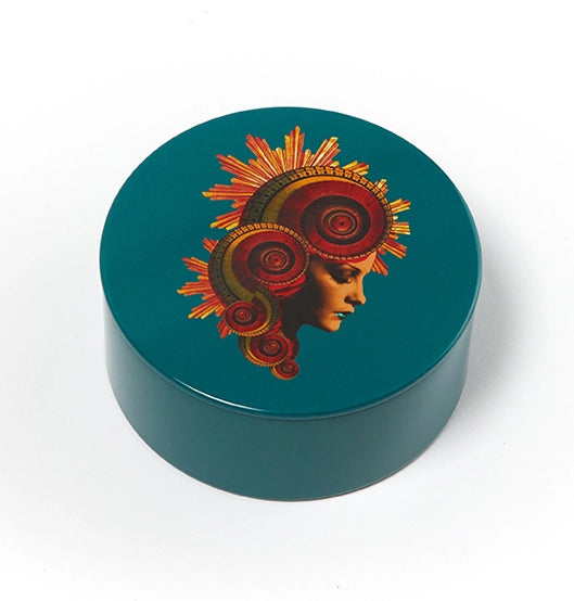 Muse Round Metal Tin Box