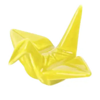 Origami Crane Porcelain Chopsticks Rest