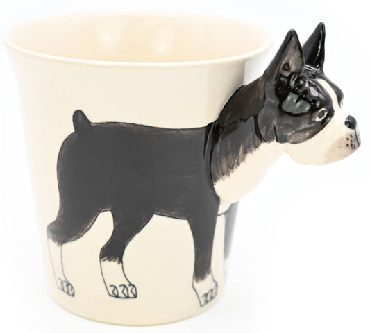 MUG18-1 Boxer (black) mug 10 oz