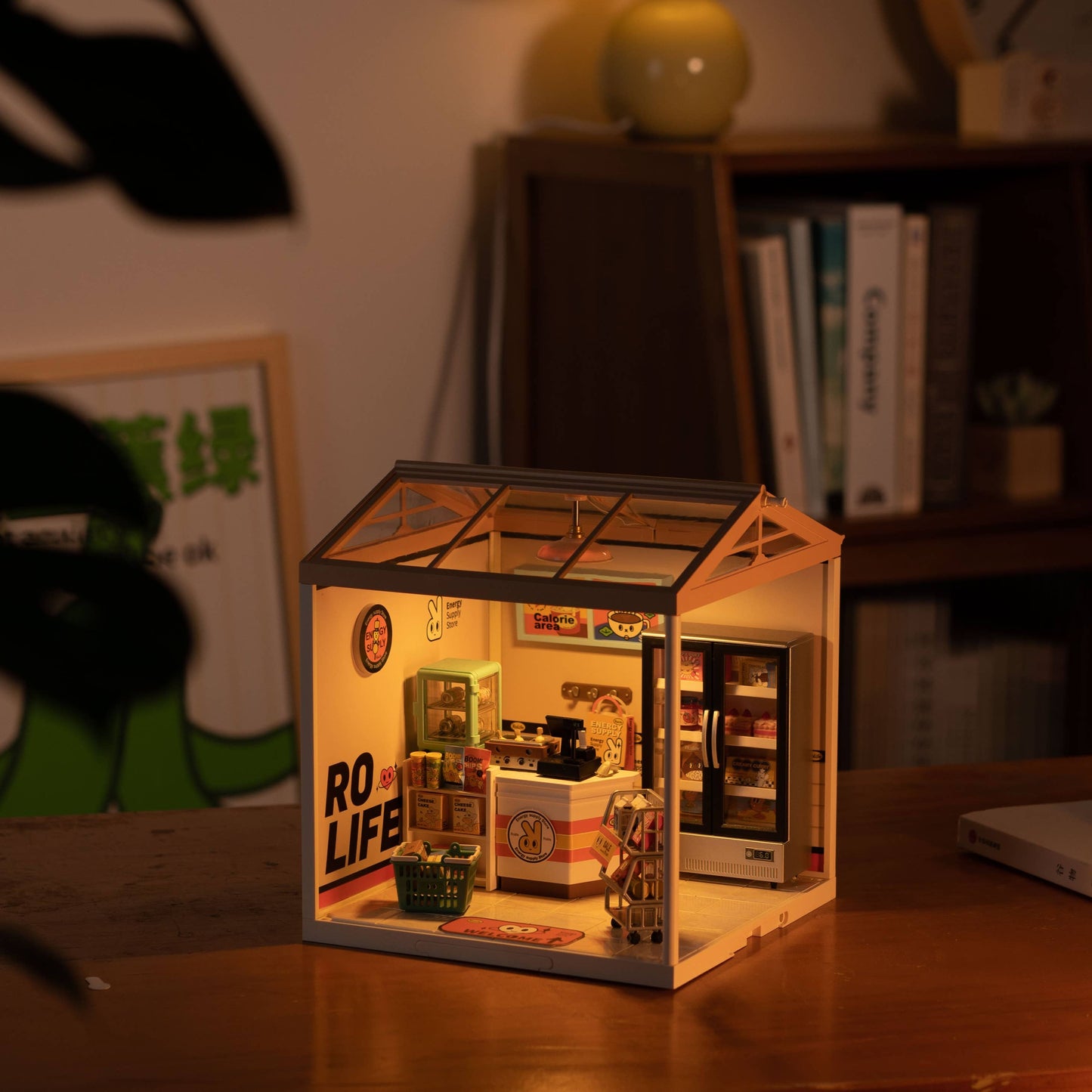 DIY Miniature Model Kit: Energy Supply Store