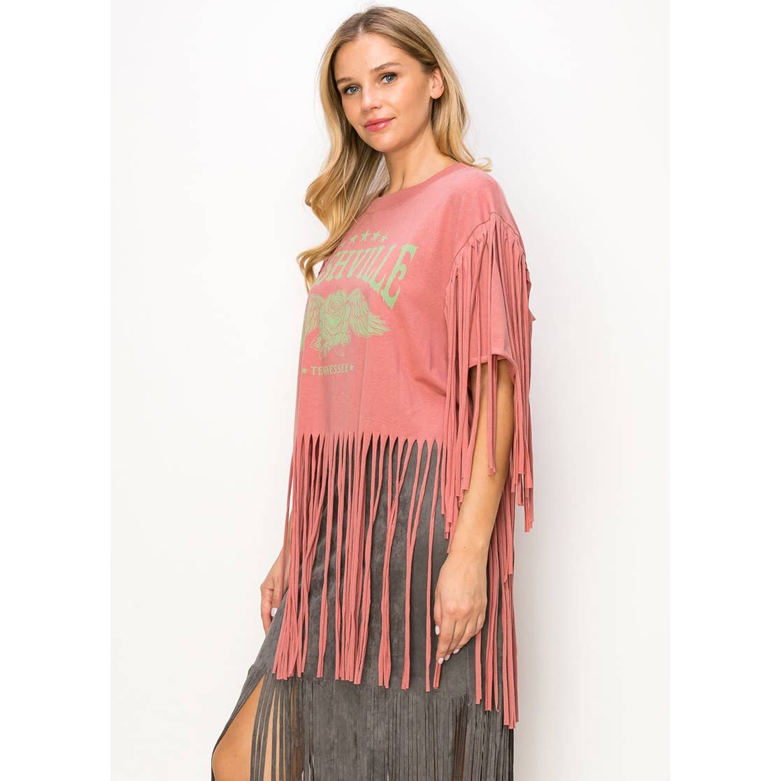 Fringe Nashvile Short Sleeve Top