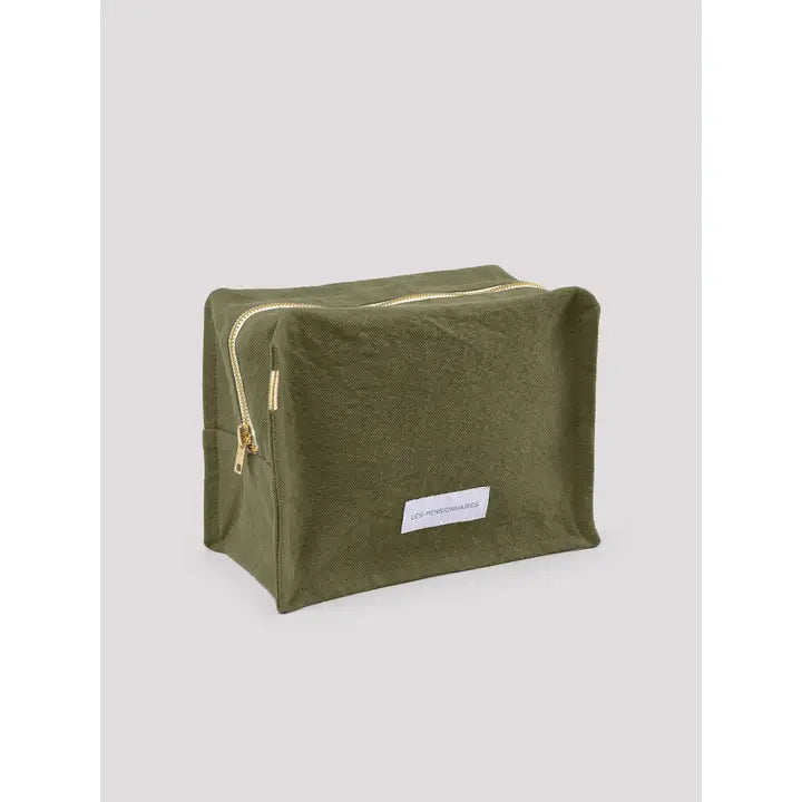 Toiletry Bag Cube in Organic Cotton Canvas