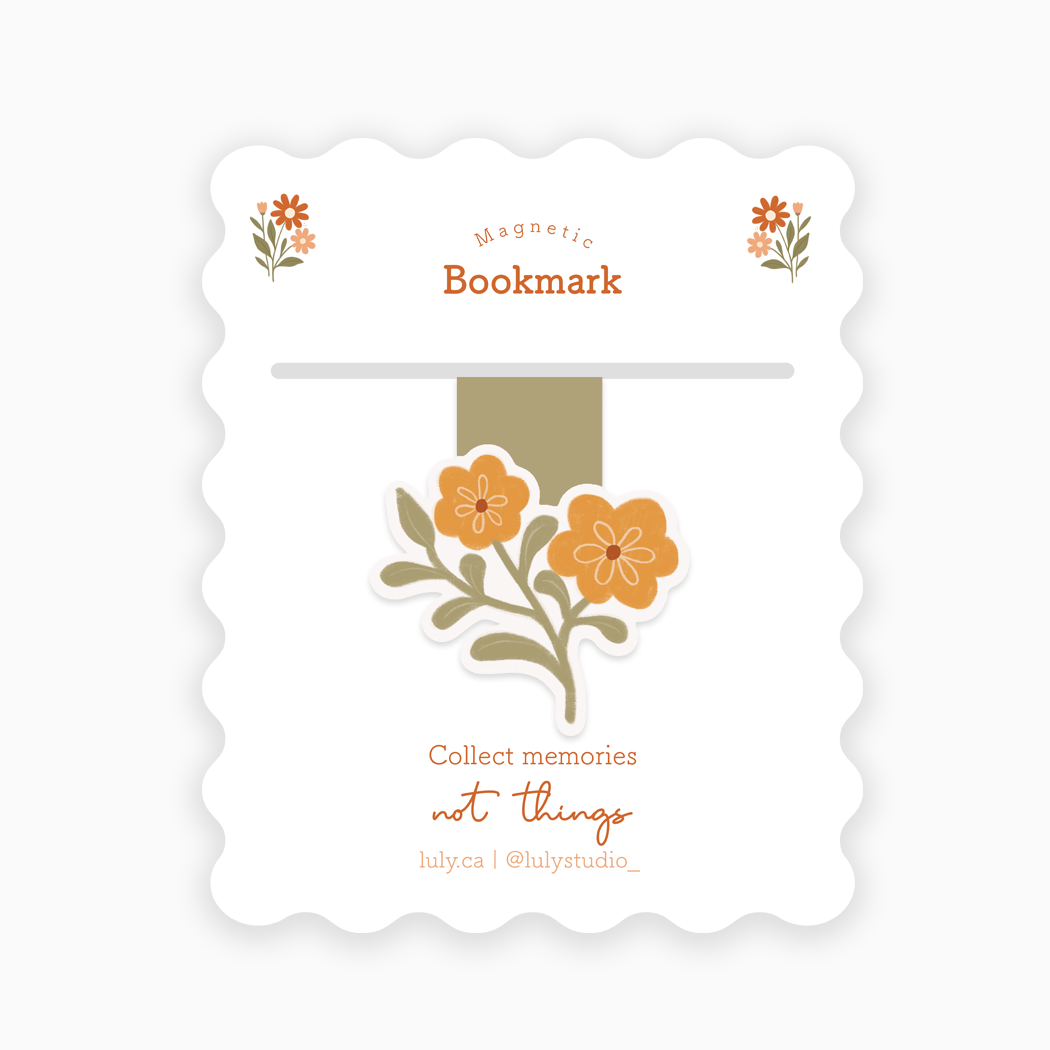 Magnetic Bookmark | Flower