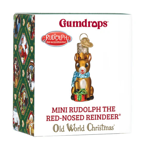 Mini Rudolph the Red-Nosed Reindeer Ornament