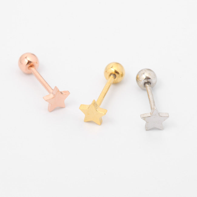 Tiny Nova Screw Back Earring