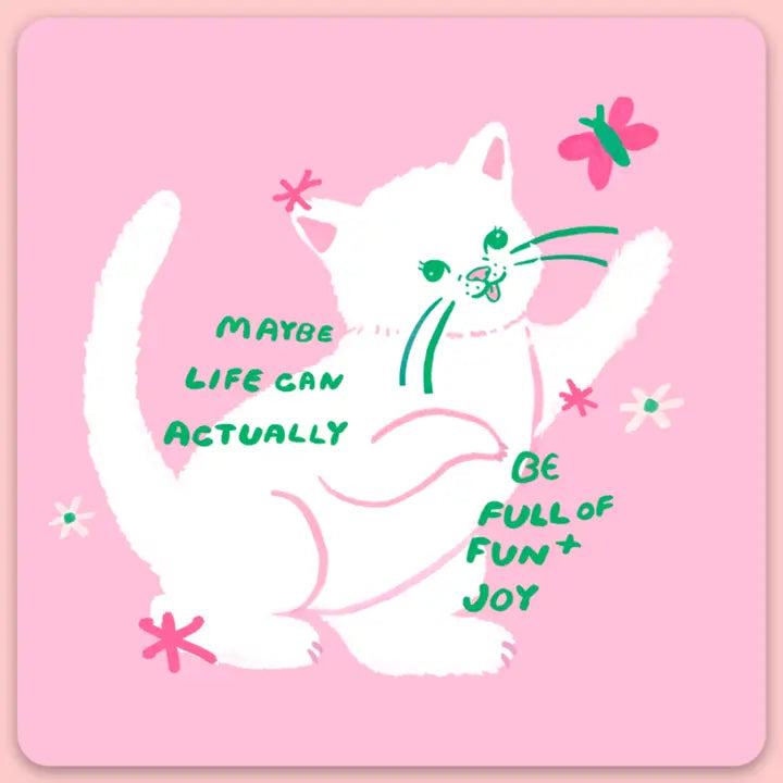 Life Can Be Full Of Joy Vinyl Sticker