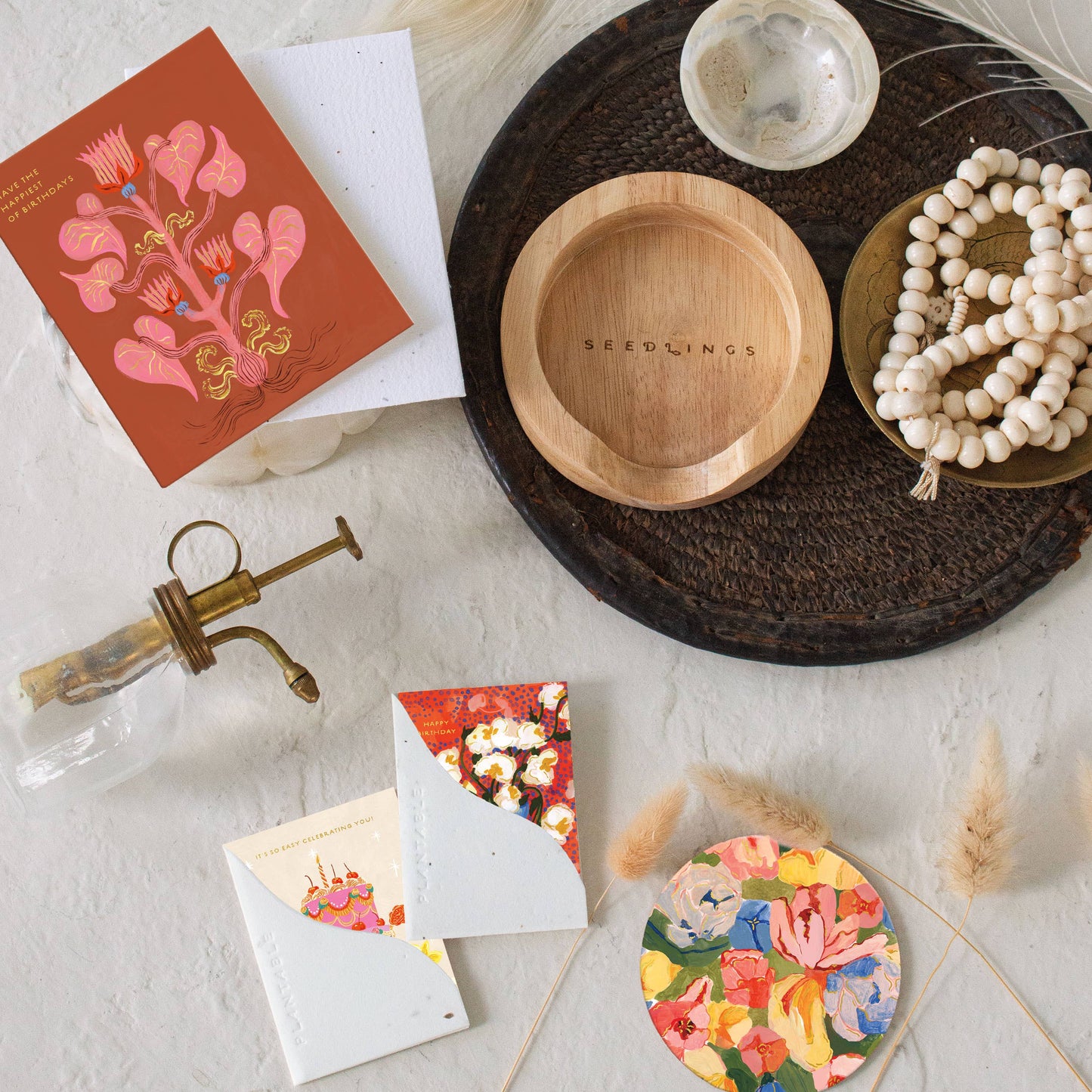 Abundance Sprout - Birthday Mini Greet 2.5 x 3.5