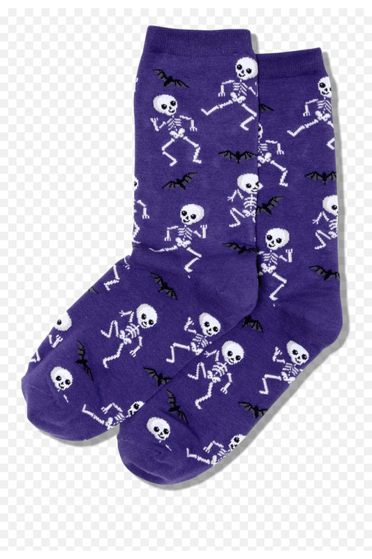 HOTSOX Men's Dancing Skeleton Crew Sock