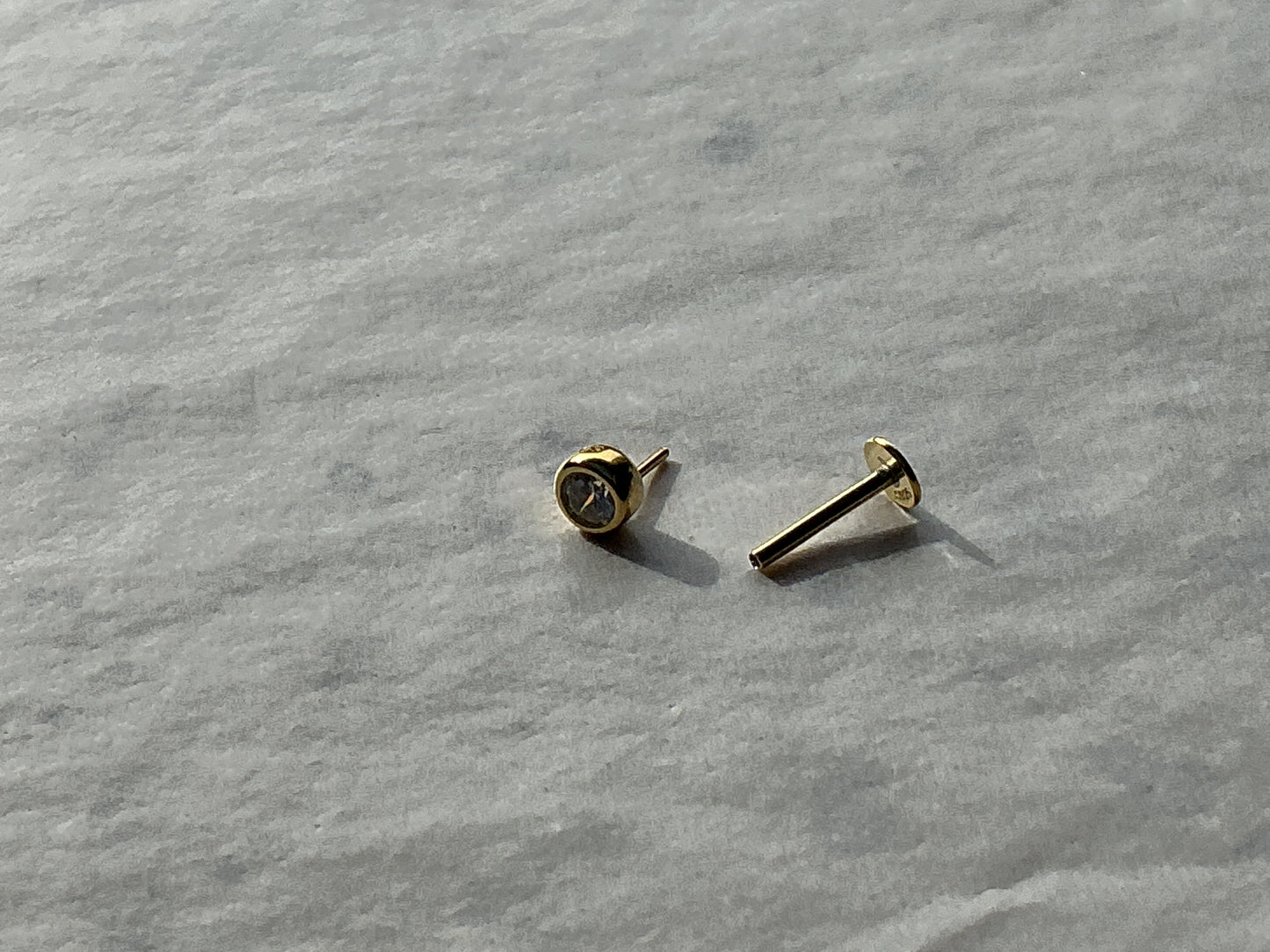 Circle Crystal Flatback Earring