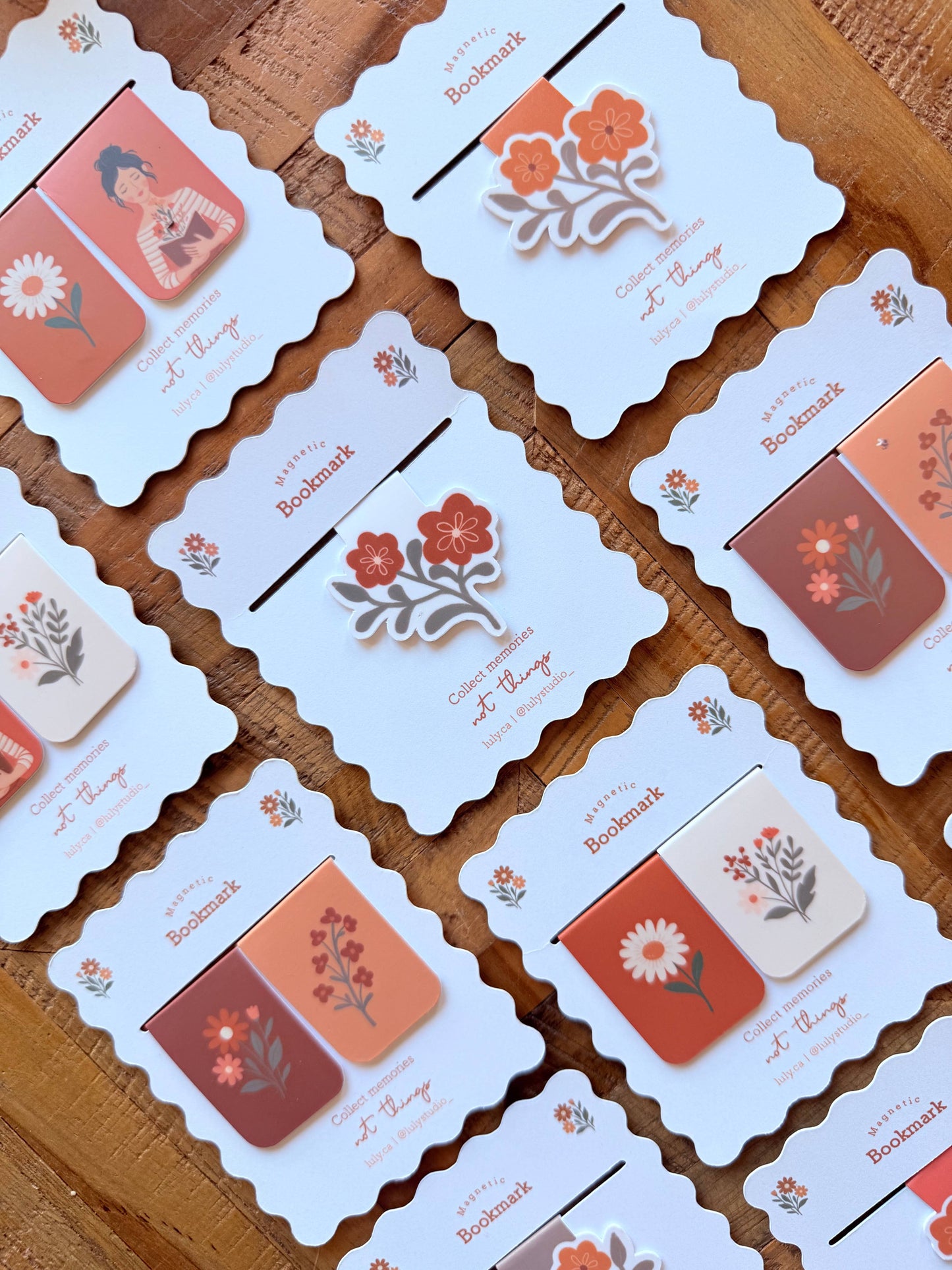 Magnetic Bookmark | Flowers