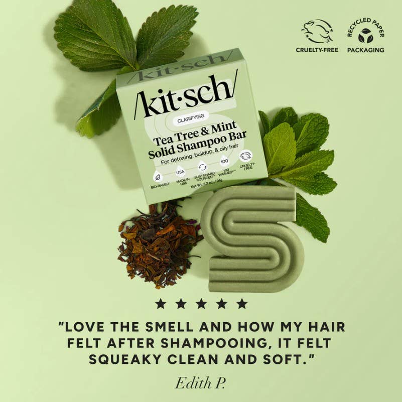 Tea Tree + Mint Clarifying Shampoo Bar