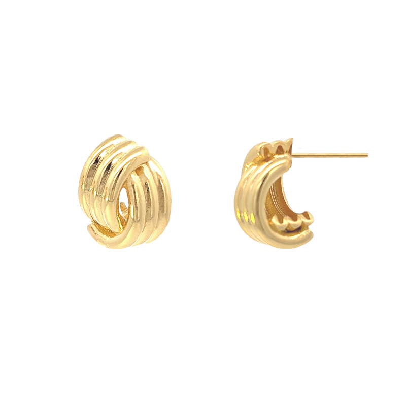 Interlocked Stud Earrings