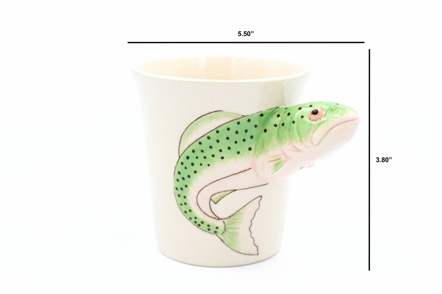 Mug194 Trout Fish Mug - 10 Oz