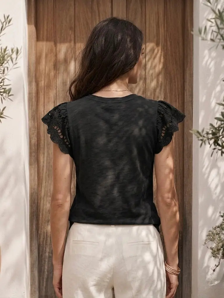 Cotton Top with Sleeves