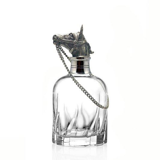 Horse Lead-Free Crystal Whiskey Decanter