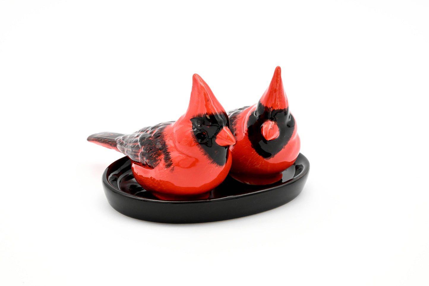 Cardinal Salt and Pepper Shakers