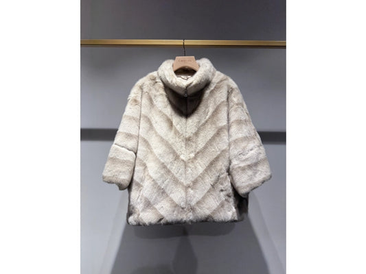 Copenhagen Faux Fur Cape Jacket