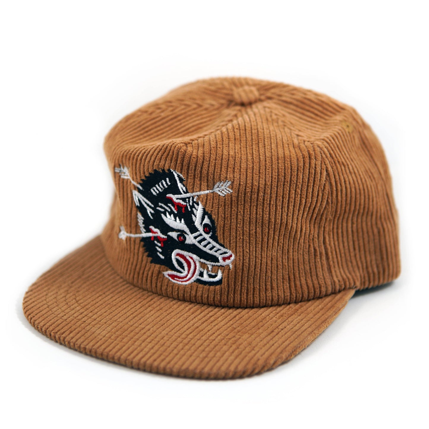Wolf Corduroy Hat