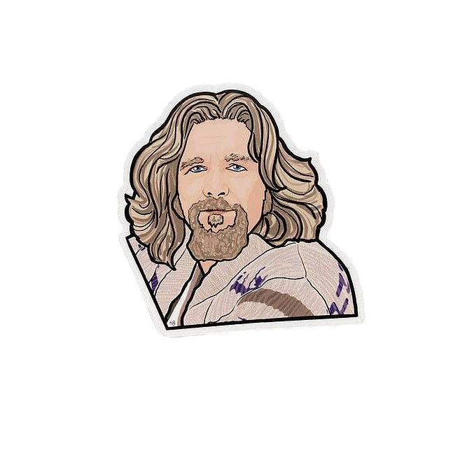 The Dude - The Big Lebowsi Vinyl Sticker