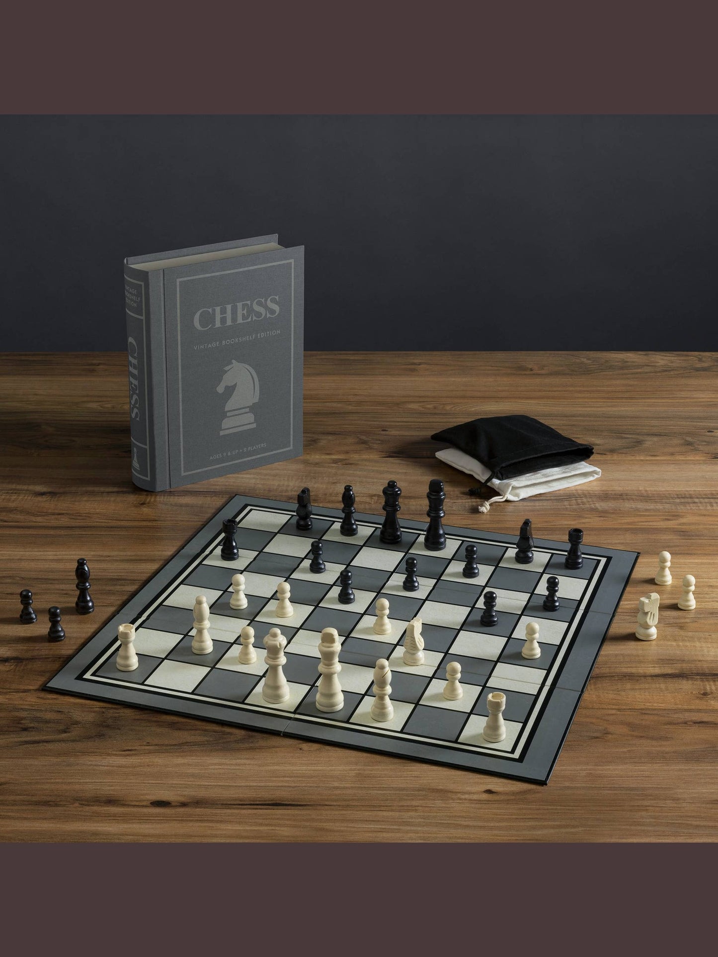 WS Game Company Chess Vintage Bookshelf Edition