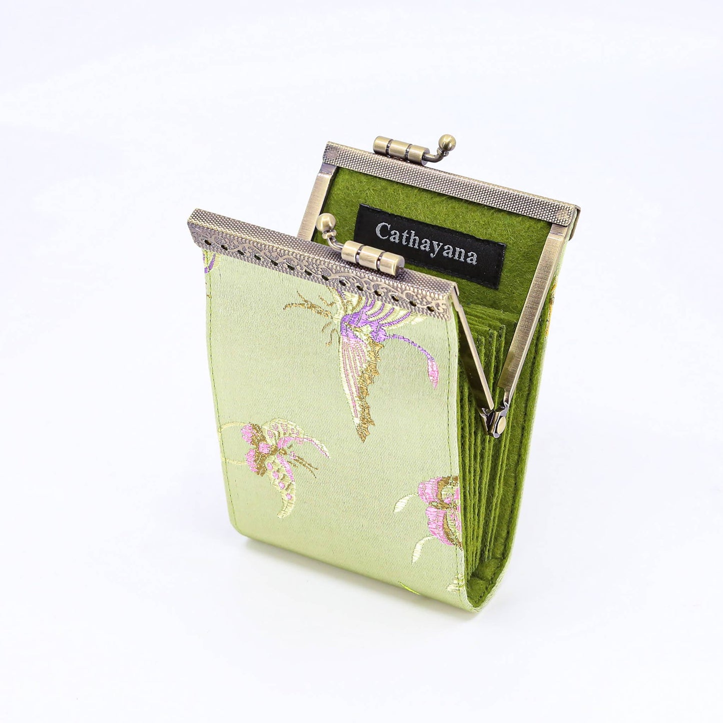 Butterfly Brocade Card Holder