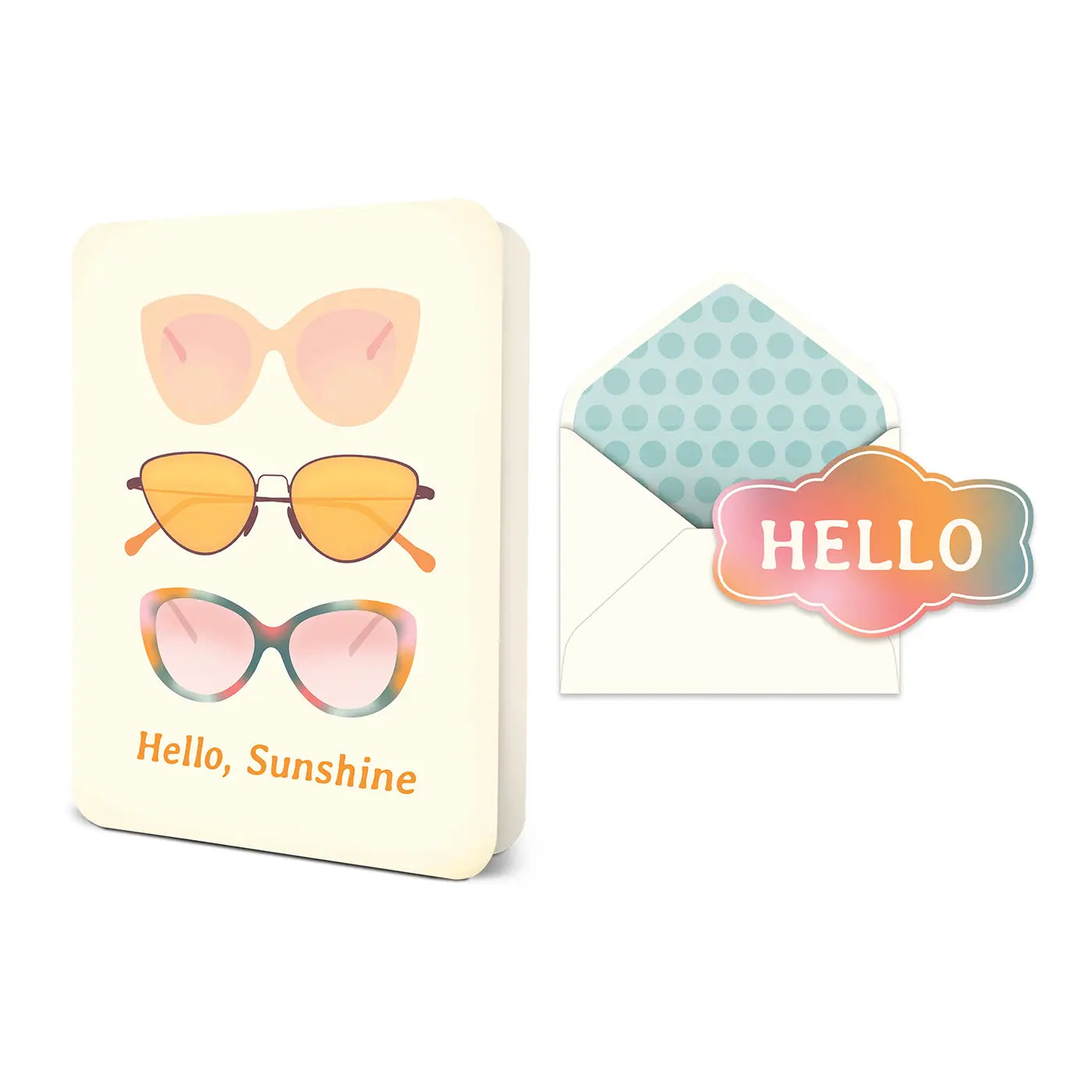 Hello Sunshine Shades Deluxe Greeting Cards